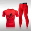 Men's Tracksuits Men Training Quick Dry TShirt Sportswear Set Short Sleeve Fitness Compression Sport Jogging Tight Breathable Leggings Tracksuit J230601