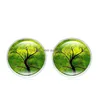 Stud Fashion Sier Plated Tree Of Life Earrings Time Gemstone Shop Drop Delivery Jewelry Dhqzk