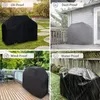 BBQ Tools Accessories BBQ Grill Barbeque Cover Anti-Doust Waterproof Weber Heavy Duty Charbroil BBQ Cover Outdoor Rain Protective Barbecue Cover 29Size 230601