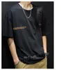 Men's T Shirts M2907 T-shirt Men's Short-sleeved Trendy Brand 2023 Summer Loose Plus Size