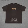 Herr t-shirts nya godis Kith t-shirt män kvinnor 1 1 bästa kvalitet franska pommes frites choklad t shirt tee topps t230602