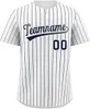 Maglia da baseball personalizzata Cucita personalizzata Qualsiasi nome Qualsiasi numero Maglie ricamate a mano Uomo Donna Youth Oversize Misto Spedito All Team White 0206033