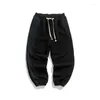 Calça masculina Runners Velo Harém Quente 2023 Inverno Masculino Engrossar Moda Cordeiro Casual Masculino Marca Flaps Lã