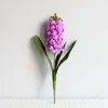 Декоративные цветы искусственное гиацинт фиолетовый цветочный ветвь Fleurs для осеннего романтического фестиваля свадебного фестиваля дома