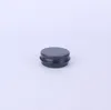 15g liten svart aluminium burk 15 ml tom läppbalsam kosmetisk ögon grädde flaskor reselotion tenn container sn780