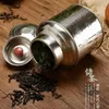 Bouteilles de stockage Récipient à thé en acier inoxydable de petite taille avec double couvercle 300 ml