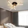 Lampadari FANPINFANDO Lampadari moderni a Led per soggiorno Camera da letto Nero/Oro Studio Lampade a sospensione Tubo acrilico Cucina