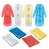 Disposable Raincoat Adult Emergency Waterproof Hood Poncho Travel Camping Must Rain Coat Unisex One-time Emergency Rainwear 500pcs