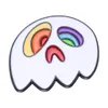 Alfinetes de esmalte arco-íris LGBT Broche adorável Saco de fantasma Animais Roupas Distintivo Presente Amigo Acessórios Desenhos animados Personalizado Jóias Atacado