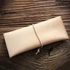 Carteiras de Couro Genuíno Carteira Para Homens Feminino Couro Natural Vintage Feito à Mão Longa Clutch Bolsa Caneta Lápis Suporte para Bolsa Masculino Feminino