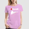 Men's T-skjortor varumärke Hop Loose Size Team Benelli Sguns Ingen spänne-t-shirt för män Tee Shirt Klassisk bomull