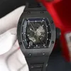 010 Luksusowe zegarek dla mężczyzn Designer Męskie zegarki 49x41x15mm Automatyczny ruch mechaniczny Ceramiczny Pasek Gumowy pasek na rękę Montre de Luxe
