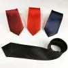 Tie Mens Smooth Solid 8cm Business Dress Wide Edition Wedding Red and Black Wholesale