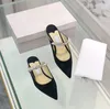 Designer launched a new pearl crystal I Muller shoes, classic fashion design shoes, interpretation of elegant charm, multi-color choice designer gift box packaging