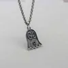 New 2023 designer jewelry bracelet necklace ring classic little ghost pendant hip hop Skull clavicle chain