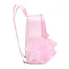 Ryggsäckar ballerina dans ryggsäck med personligt broderi anpassat namn rosa tutu ryggsäck barn balett skola småbarn väska 230601
