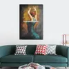 Premium Canvas Art Spanish Flamenco Dancing Oil Målningar Handmålade figurativa konstverk för restaurangplatser