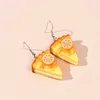 Stud New Fashion Cake Earrings For Women Handmade Cute Watermelon Lemon Drop Earring Girl Birthday Ear Jewelry Gifts