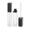 Simple Lip gloss tube empty 5ML Lip gloss container makeup lip oil container Square plastic tubes with wholesale price