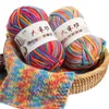 Fil 50g/boule crochet lait coton laine main processus de bricolage pull tricoté fil épais P230601