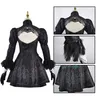 Costumi anime Gioco di ruolo 2B Cosplay NieRAutomata YoRHa No2 Tipo B Abito nero Cosplay Come Sexy Uniform Halloween Party Cos Z0602