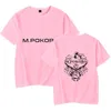 남성용 T 셔츠 M. Pokora Tshirt O-Neck Short Sleeve 여성 남성용 Tshirts 유니스 스트리트웨어 Harajuku Tee 2023 힙합 스타일 Mapokora