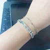 50% de descuento en joyas de diseño, pulsera, collar, anillo, elfo, calavera, pareja, pulsera con letras como el viejo Xiao Zhan, la misma pulsera