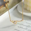Colares com pingente design exclusivo colar de aço de titânio irregular para mulheres moda vintage zircão personalidade jóias acessórios