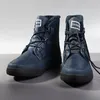 Antiderrapante resistente ao desgaste botas de neve ao ar livre botas quentes de inverno tamanho grande casal sapatos de algodão moda masculina botas de tornozelo com cadarço