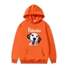 Men's Hoodies Harajuku Men's 2023 Puppy Letter Print Hoodie Hip-hop Street Wear Oversized Loose Washable Top Sweater