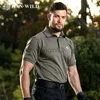 Men's T-Shirts Tactical T-shirts Men Army Combat Shirt Safari Polos Lightweight Outdoor Hiking Camping T-shirts Sportswear Hunting Clothes J230602