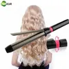 Керлинг Irons Professional Hair Burler вращающаяся железная палочка с турмалиновой керамической антипроизводной изолированной изолированной наконечником