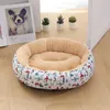 ペン100％コットンドッグベッドキャットベッドテディスモールアンドミディアムサイズの犬の温かいペットベッドドッグドッグパッド冬の犬ベッドの小さな犬用