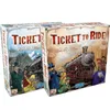 Inglés Ticket to Ride Ticket - Viaje a los Estados Unidos - Versión europea Extensión 1912 Juego de mesa Ajedrez y cartas