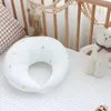 Oreillers de maternité nouveau-né bébé allaitement coton doux allaitement oreiller lune forme lavable nourrisson alimentation taille coussin chambre décor