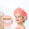 Shower Caps Baby Swim Cap Bath Shampoo Adjustable Eye Protection Head Water Cover Care Wash Hair For 06 Years Kids 230601