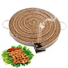 Accesorios para herramientas de barbacoa Generador de humo frío para parrilla de barbacoa o ahumador Polvo de madera y ahumado en frío Carne de salmón Quemadura Cocina de acero inoxidable Herramientas para barbacoa 230601