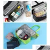 Borse portaoggetti Creative Shoder Bag Insation Insated Cooler Picnic Mesh Beach Tote Drink Supplies Drop Delivery Home Garden Housekee o Dhaa2