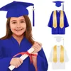 Ensembles de vêtements Robe académique pour enfants Uniformes scolaires pour enfants Enfants Préscolaire Maternelle Graduation Robe Châle Tassel Cap Set 230601CJ