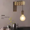 Wandlamp Retro Vlamloze Hanglamp Aantrekkelijke Hoge Helderheid Vintage Coil Design LED Nachtkastje Woondecoratie