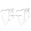 Очки цепочки модные женские пенадант -глазные очки Полово -звездные солнцезащитные очки стаканы Цепные очки для очков держатель шнура капля веревка капля веревка de dhgb1