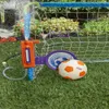 Calcio d'acqua 2 in 1 e sport di calcio con rete, pompa per palloni, set di giochi sportivi giocattolo per bambini, ragazzi, dai 3 ai 4 anni, 5 anni