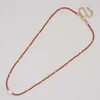 Go2Boho Natural Pearl Necklace Miyuki Seed Beads Necklace for Women Stainless Steel Lobster Neck Chain Fashion Jewelry