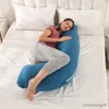 Maternity Pillows Shape Pure Cotton Safe Adjustable Side Sleeper Pregnant Women Waist Abdomen Support Back Cushion Bedding