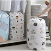 Borse portaoggetti 1 pz Borsa addensata Scatola per vestiti Coperta trasparente portatile Contenitore per giocattoli per bambini