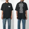 Heren T-Shirts 23SS Zwart Streetwear Volledige Letters Print VETEMENTS T-shirt Mannen Vrouwen Katoen High Street VTM Tee Top Inside Tags Oversized T230602