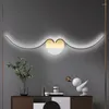 Lampa ścienna Nordic Designers Typ Whisker Typ luksusowy wystrój domu sypialnia sypialnia nocna tła Flats Kreatywne oprawę LED LED LIGHTURE