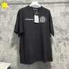 Camisetas Masculinas 2023 Estilo Verão Solto Cinza Preto Slogan Estampado Cole Buxton T-Shirt Homens Mulheres 1 1 Tags Algodão High Street Tee Top T230602