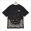 2023 Дизайнерский футболка для одежды для одежды для хип-хоп тренд черный коричневый классический принт хлопковой дизайнер классический футболка мод