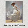 Premium Canvas Art Soul Oil Paintings of Spanish Dancing Hand Painted Figurative Artwork for Restaurant Patios